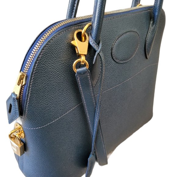 Hermes Bolide 31 2-Way Bag Navy - Picture 6 of 11